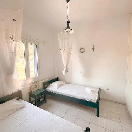 Blue Orison House Tinos For 5 Persons With Seaview Villa Perastra Exterior photo